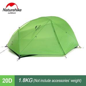 Naturehike Star River Camping Tent Upgraded Ultralight 2 Person 4 Season Tent breathable mesh