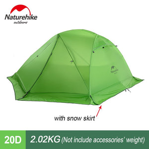 Naturehike Star River Camping Tent Upgraded Ultralight 2 Person 4 Season Tent breathable mesh