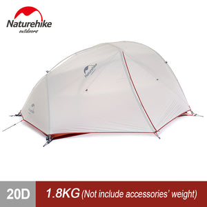 Naturehike Star River Camping Tent Upgraded Ultralight 2 Person 4 Season Tent breathable mesh