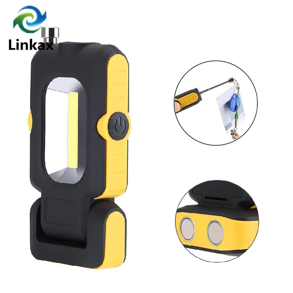 Outdoor Camping Light Portable Lantern Tent Lamp Magnetic COB LED Work Light Lamp Super Bright With Pick Up tool Magnet