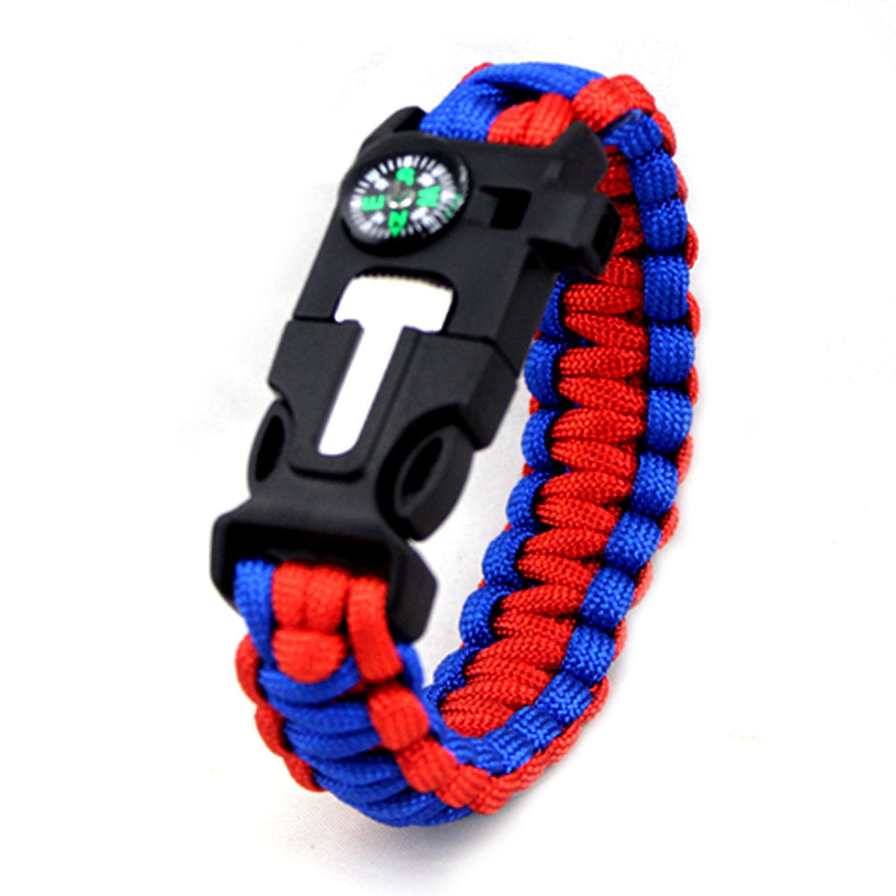 Braided Pulseras Camping Rescue Bracelets Parachute Outdoor Survival Paracord Camp Equipment Emergency Multi Tool Survival Rope