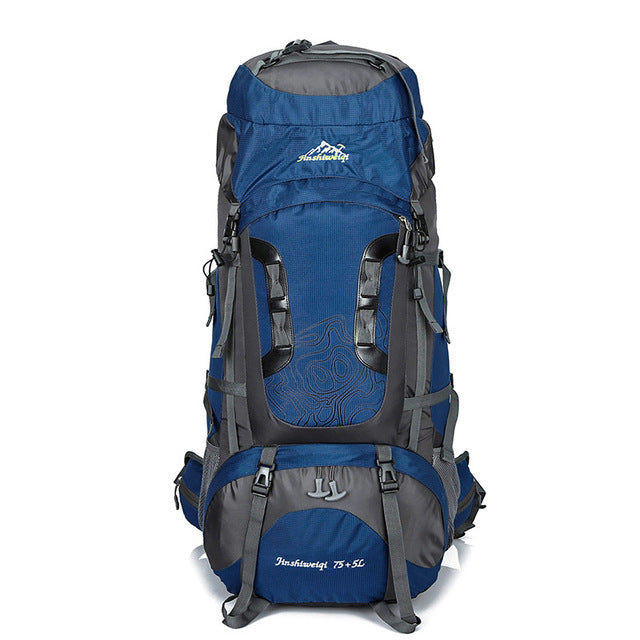 HU WAI JIAN FENG Outdoor Hiking Backpacks 80L Waterproof Sports Bags T HU WAI JIAN FENG Outdoor Hiking Backpacks 80L Waterproof Sports Bags T